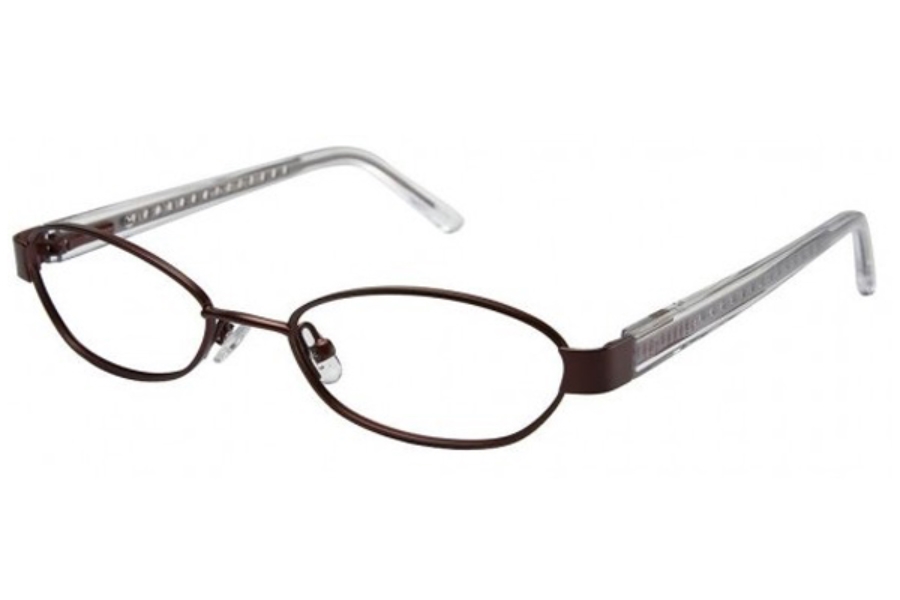 Ted Baker B161-Buzzin Eyeglasses in BORDEAUX W/GUNMETAL TEMPLES